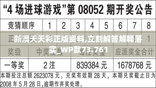 2024新澳开奖记录,决策资料解释落实_soft62.421